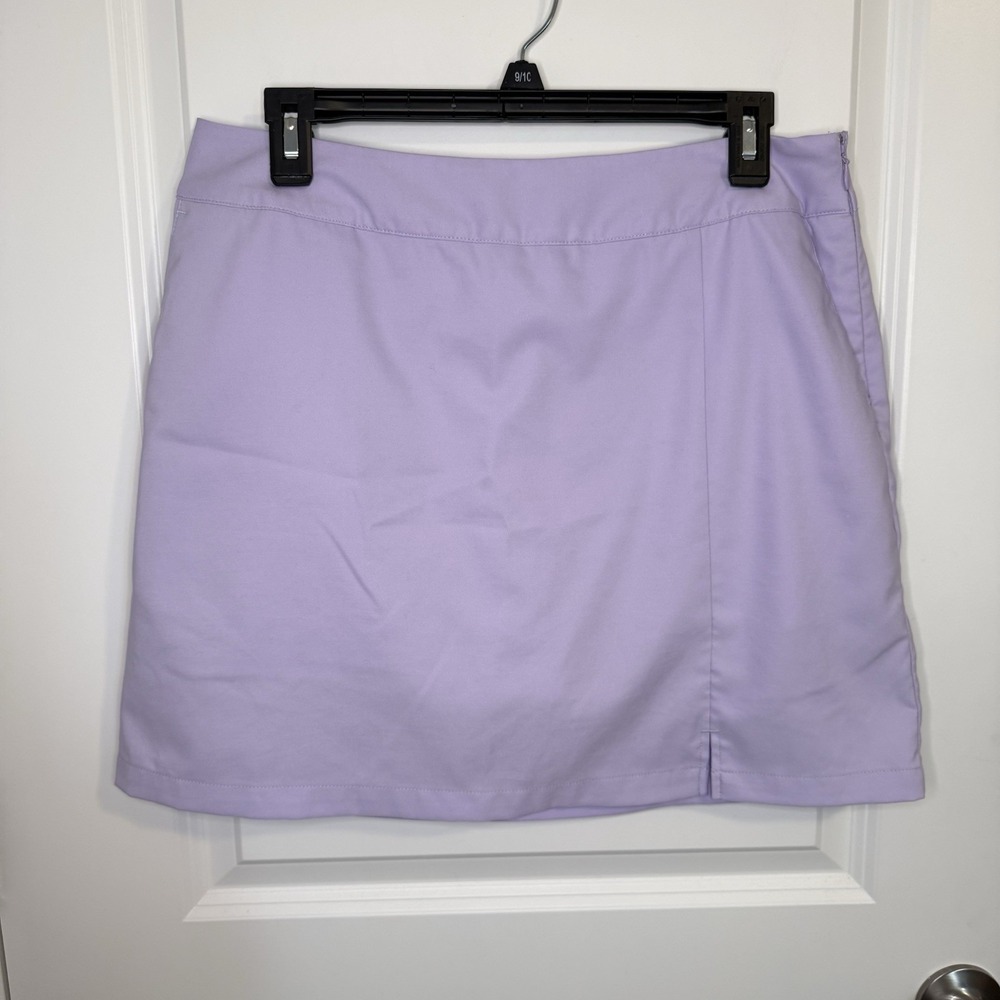 Adidas Golf Skort Women's Size 6 Lilac Purple Clima Cool Zip Activewear Sports
